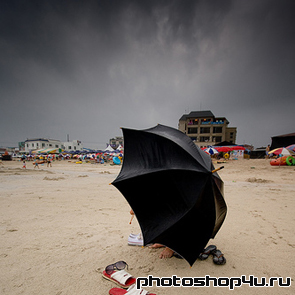 Фото, зонт, пляж