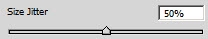 Size jitter (Колебание размера) кисти