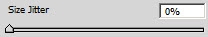 Size jitter (Колебание размера) кисти