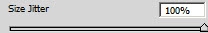 Size jitter (Колебание размера) кисти