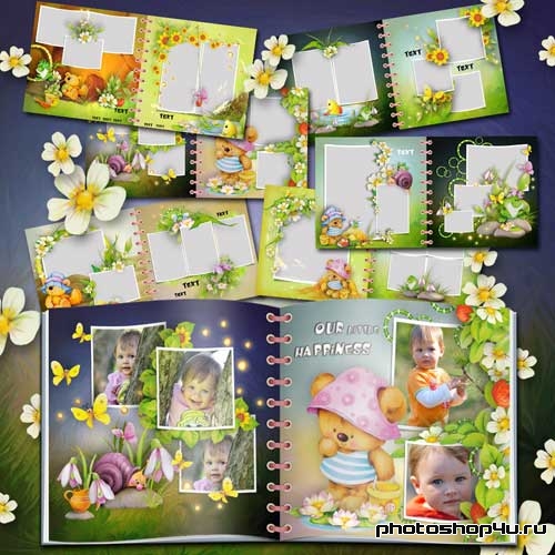 Детские рамки для фотошоп - фотокнига - Книжка с картинками