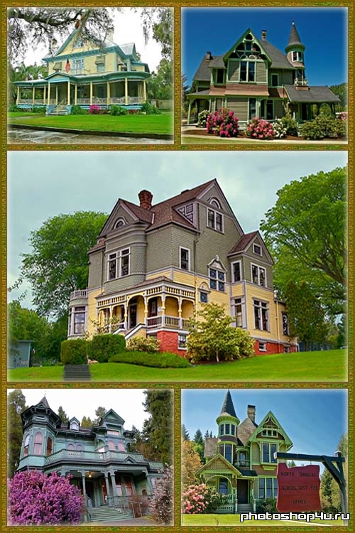 Викторианские дома штата Орегон - USA
