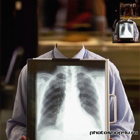 PSD шаблон - Вы и моментальный рентген
