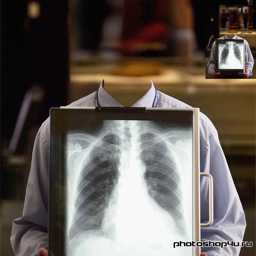 PSD шаблон - Вы и моментальный рентген