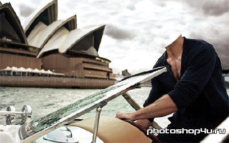 Шаблон для photoshop - Классный отдых в Сиднее