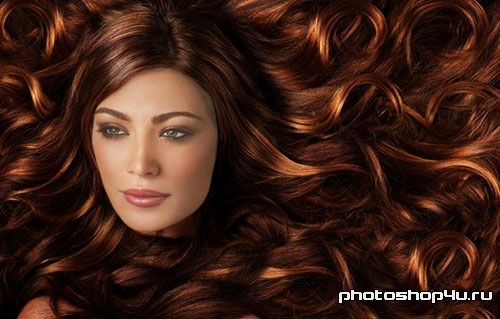 Женский шаблон - Обалденные завитки